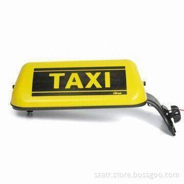 Taxi Light with Rubber Installation Mode, Measures 265 x 112 x 105mm